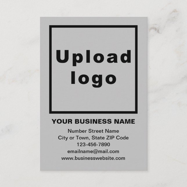 Marque commerciale sur carte grise plate (Devant)