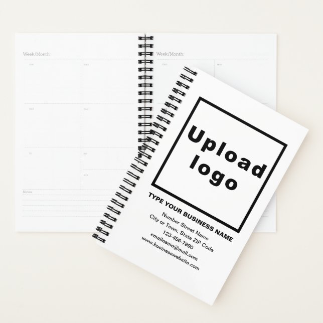 Marque commerciale sur couverture blanche du plani (Devant avec enveloppe)