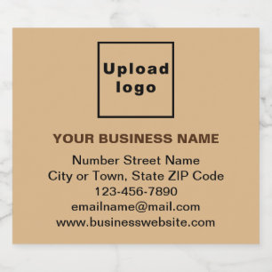 Marque commerciale sur Étiquette de bouteille de b