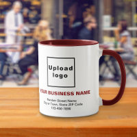 Marque commerciale sur Maroon Combo Mug