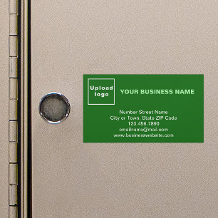 Marque commerciale sur petite carte magnétique ver