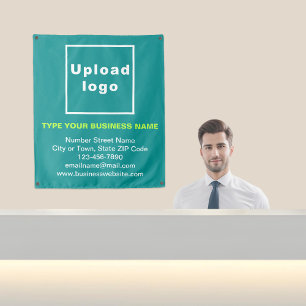 Marque commerciale sur Tapisserie verte Turquoise