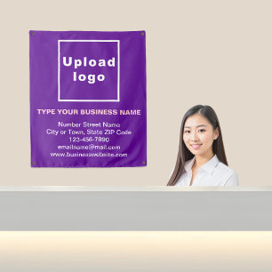Marque commerciale sur Tapisserie violette