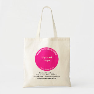 Marque d'affaires en forme ronde rose sur le Sac f