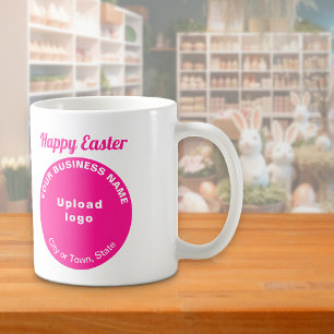 Marque d'affaires rose Pâques Tasse