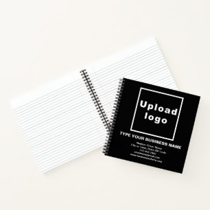 Marque d'affaires sur Carnet Carré noir