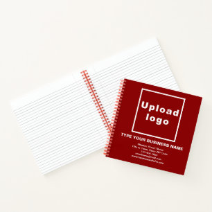 Marque d'affaires sur Carnet Carré rouge