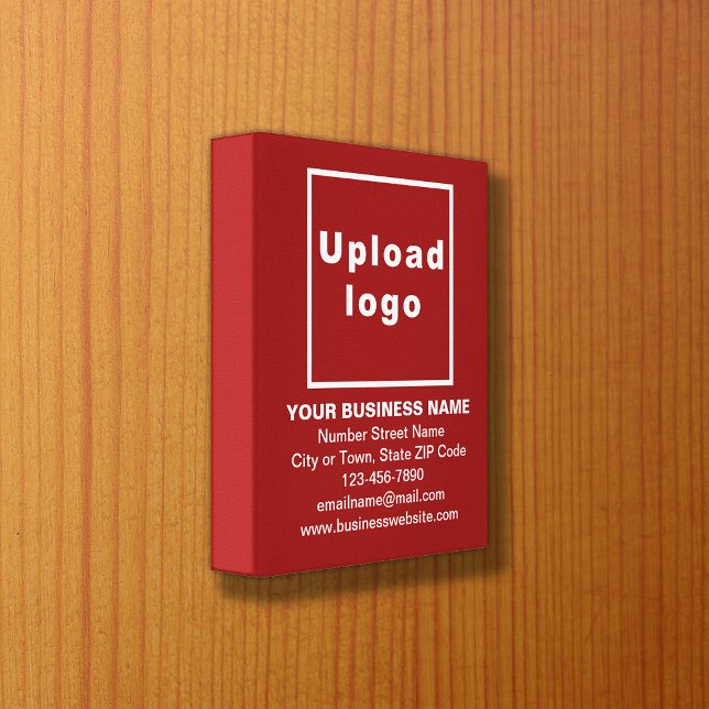 Marque d'affaires sur toile rouge Imprimer (Créateur téléchargé)