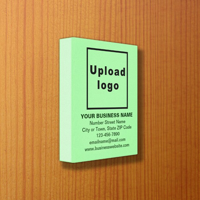 Marque d'affaires sur toile vert clair Imprimer (Créateur téléchargé)
