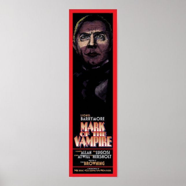 MARQUE DU VAMPIRE - POSTER DE FILM CLASSIQUE (Devant)