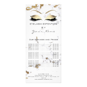 Marque Liste de prix Lashes Extension Or Blanc