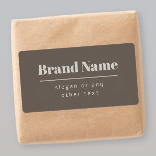 Marque ou Entreprise Moderne Gras Beige Clair et F