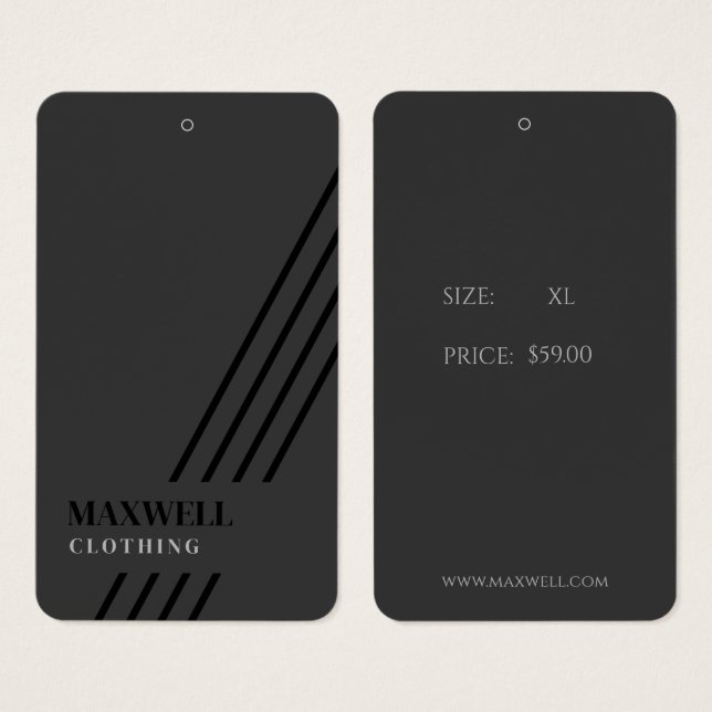 Marque professionnelle de vêtements haut de gamme (Devant & derrière)