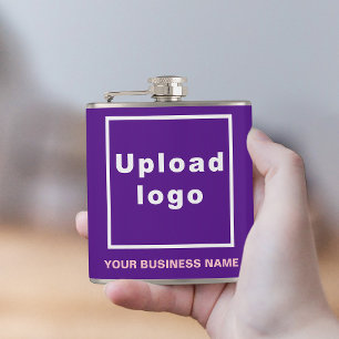 Marque Purple Business sur flacon enveloppé de vin