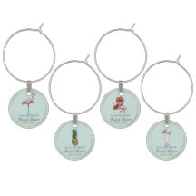 Mariage Tropical Floral Rose Flamant Rose