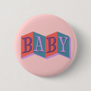 Marquee Baby 2 Inch Round Button