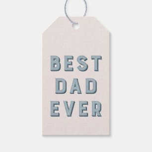 Marquee Father's Day Gift Tag - Navy