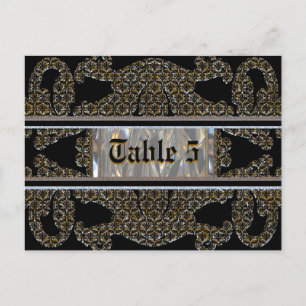 Marquee  Number Card