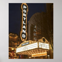 Marquee of Arlene Schnitzer auditorium