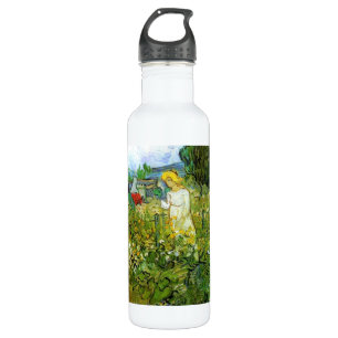 Marquerite Gachet in the Garden, Vincent van Gogh. 710 Ml Water Bottle