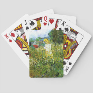 Marquerite Gachet in the Garden, Vincent van Gogh. Playing Cards