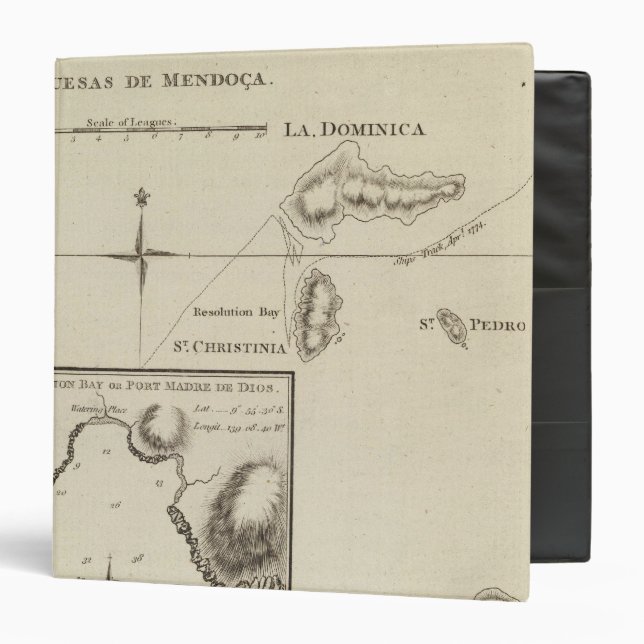 Marquesas de Mendoca, Resolution Bay Binder (Front/Inside)
