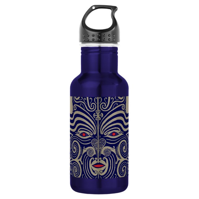 Marquesas Mask 532 Ml Water Bottle (Front)