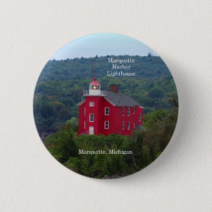 Marquette Harbour Lighthouse button