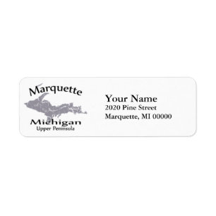 Marquette Michigan Map Design Return Adresse :