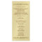 Marquis Blue Silk Gold Wedding Program