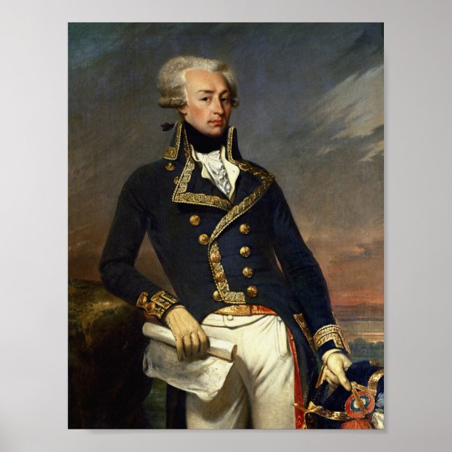Marquis de Lafayette Painting Poster (Front)
