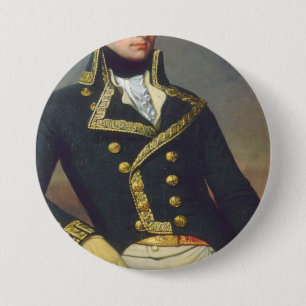 Marquis De Lafayette Portrait 3 Inch Round Button