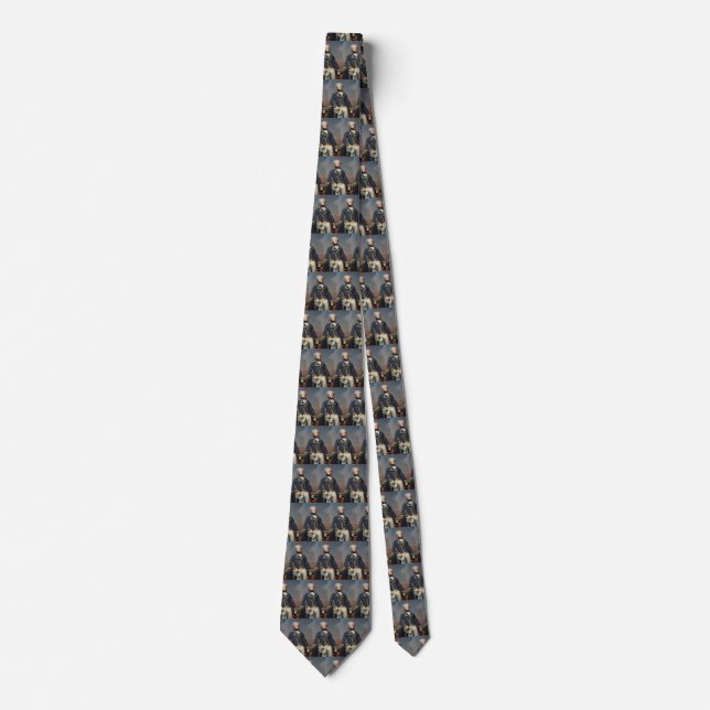 Marquis de Lafayette Tie - Men's Necktie Classic (Front)