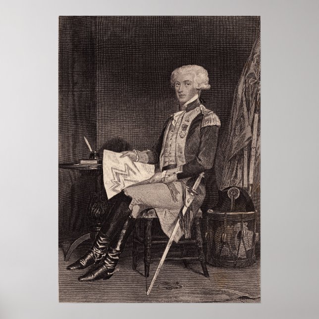 Marquis du Lafayette Poster (Front)