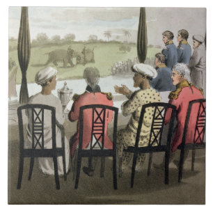 Marquis Wellesley and his Suite, at the Nabob of O Tile