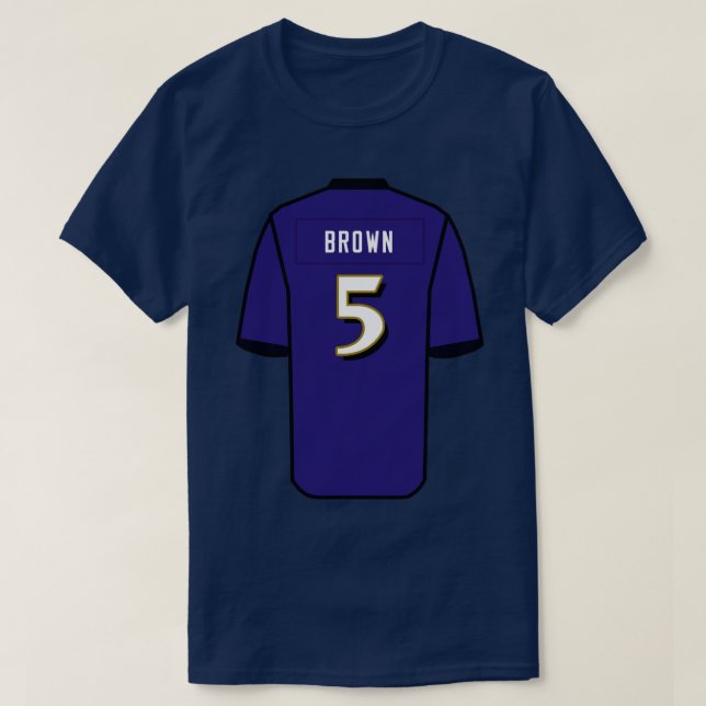 Marquise Brown Jersey T-Shirt (Design Front)