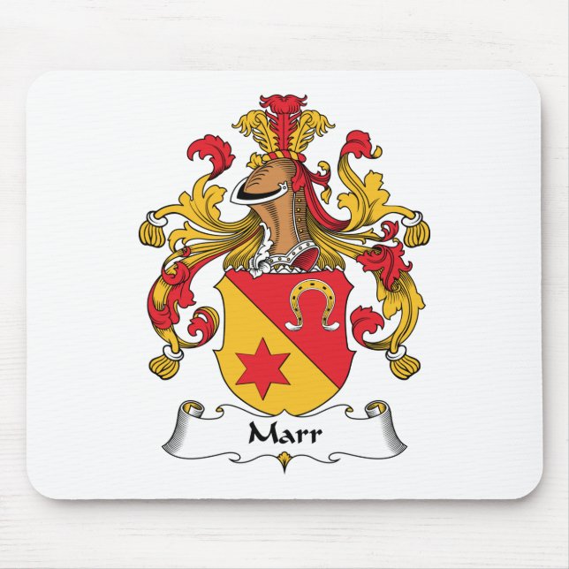 Marr Family Crest Mouse Pad (Front)