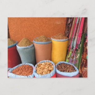 marrackech spices postcard