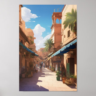 marrakech ai painting wall art