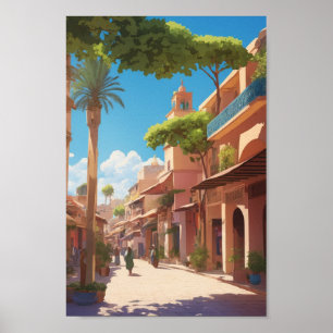 marrakech ai painting wall art
