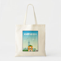 Marrakech city, Morocco travel poster