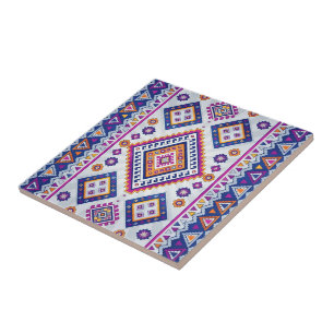 Marrakech Dream - Vibrant Moroccan Geometric Art Tile