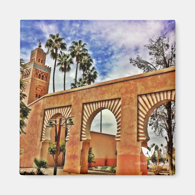 Marrakech fridge magnet (Front)
