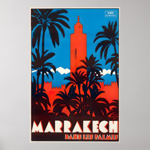Marrakech Impression Art Marocain Maroc Voyage Aff