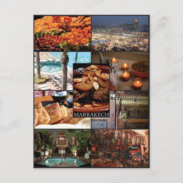 Marrakech - Maroc - Carte postale Postcard (Front)