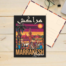  Marrakech Morocco Vintage Travel Souvenirs