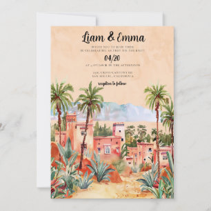 Marrakech Wedding Invitation destination wedding