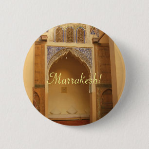 Marrakesh, Morocco 2 Inch Round Button