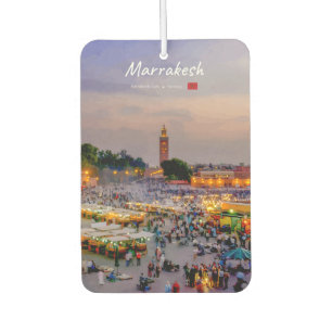 Marrakesh, Morocco - Jemaa el Fnaa Square Air Freshener