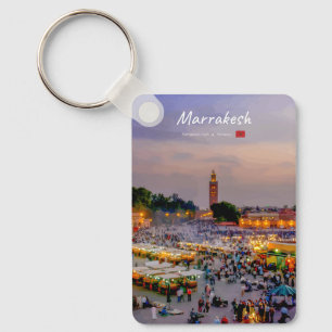 Marrakesh, Morocco - Jemaa el Fnaa Square Classic Keychain